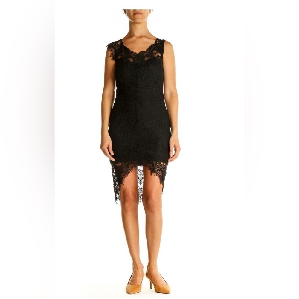 Free people black lace dress